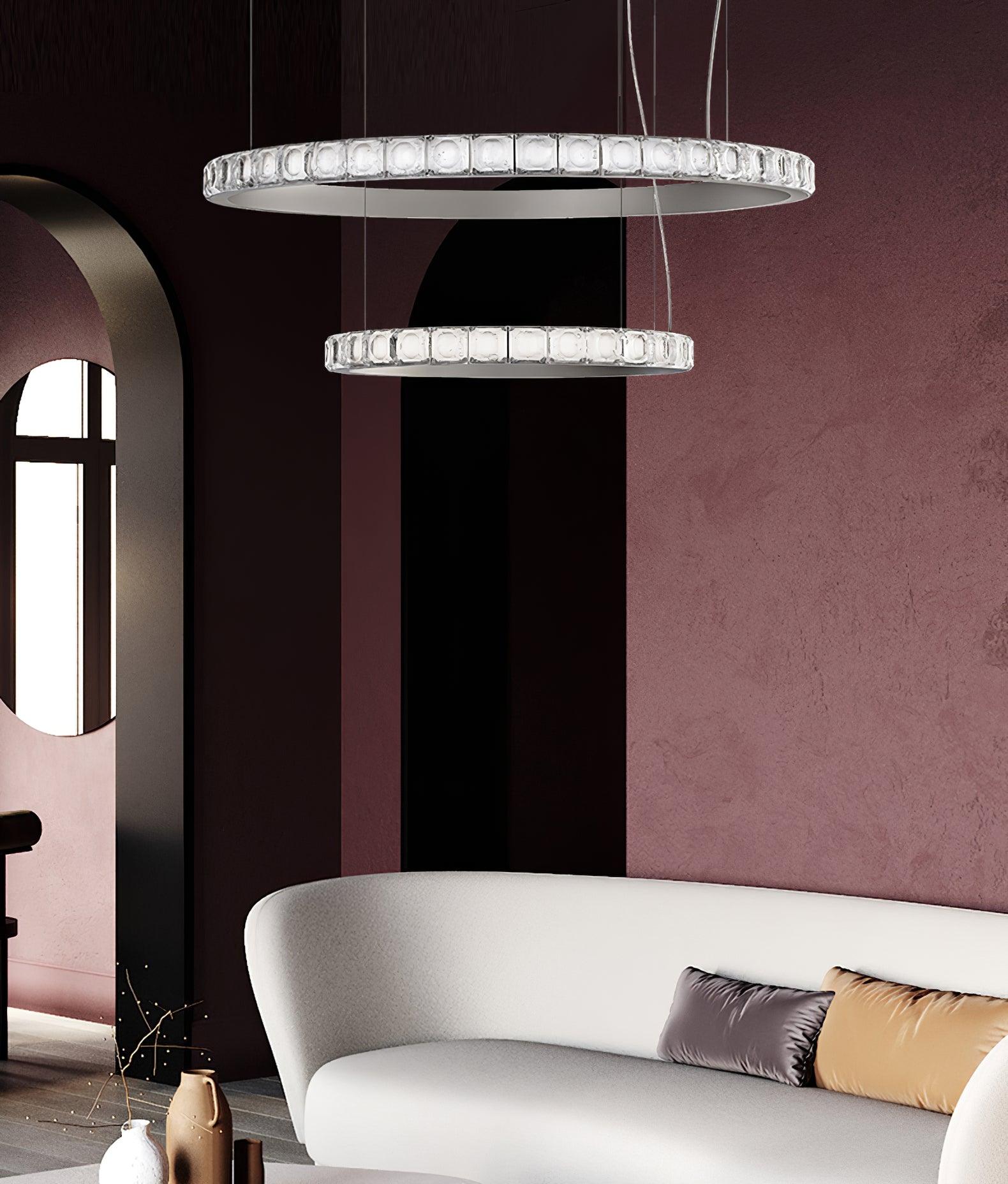 Aura Ring Chandelier - Cueteks