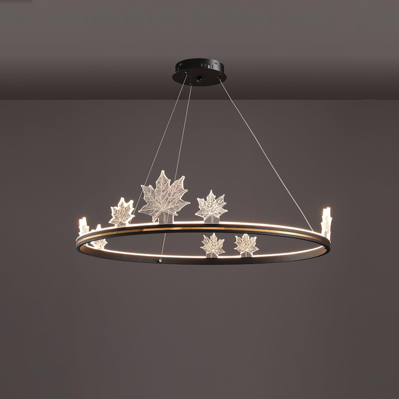 Ion Leaf Chandelier - Cueteks