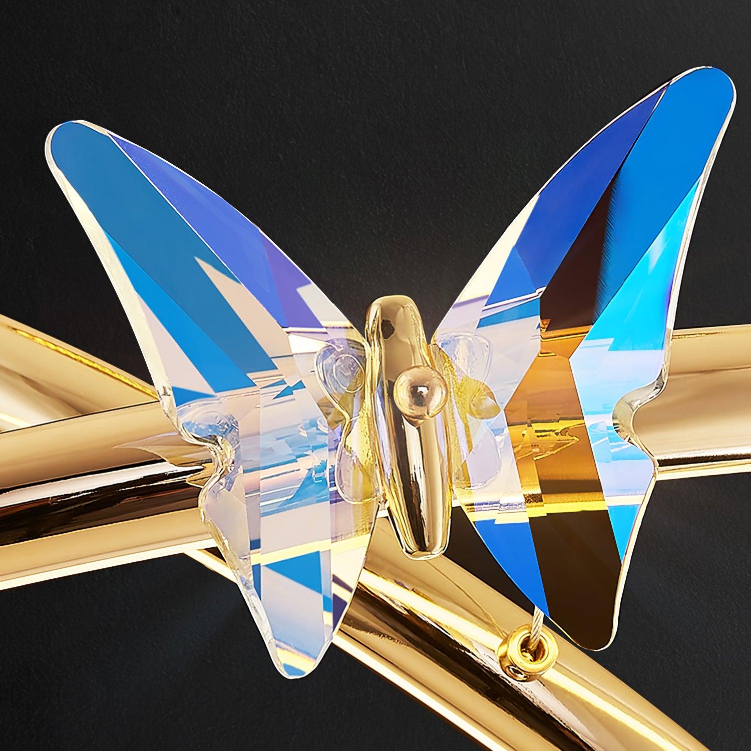 Blue Butterfly Chandelier - Cueteks