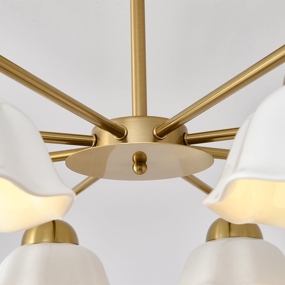 Flower Shade Chandelier - Cueteks