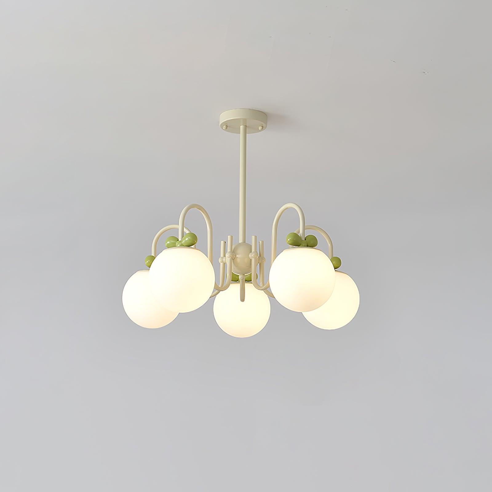 Cream Cherry Chandelier - Cueteks