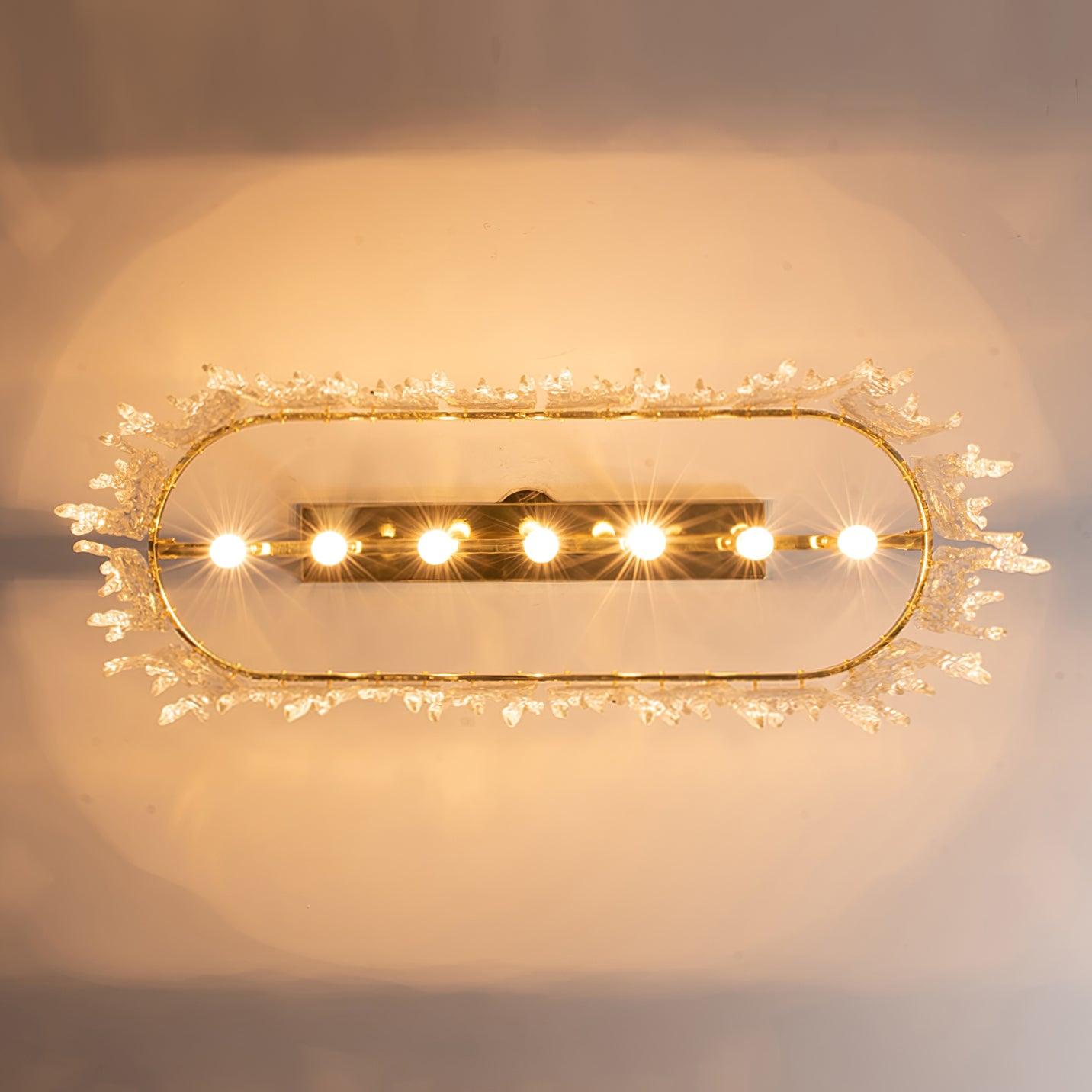 Rectangular Icicle Glass Chandelier - Cueteks