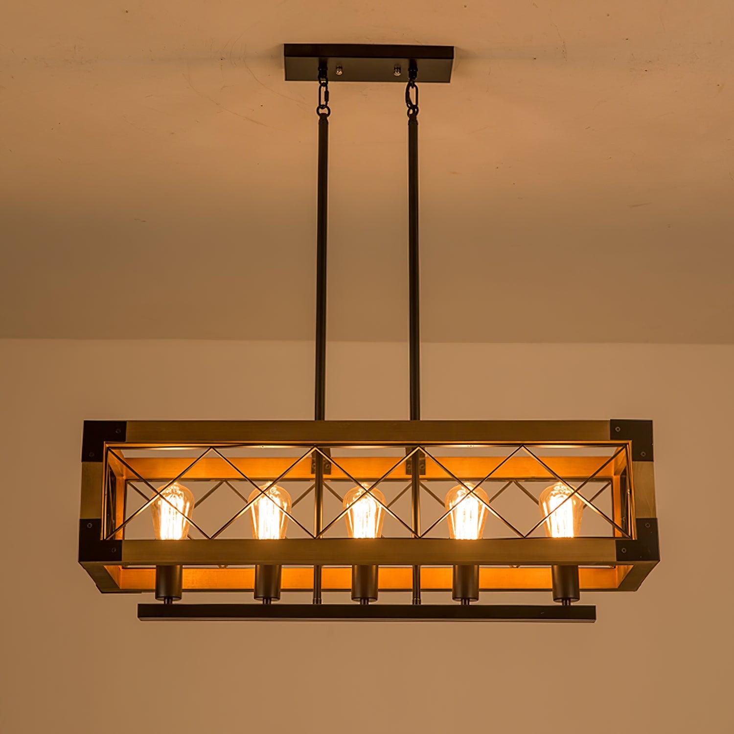 Kitchen Island Rectangle Chandelier - Cueteks