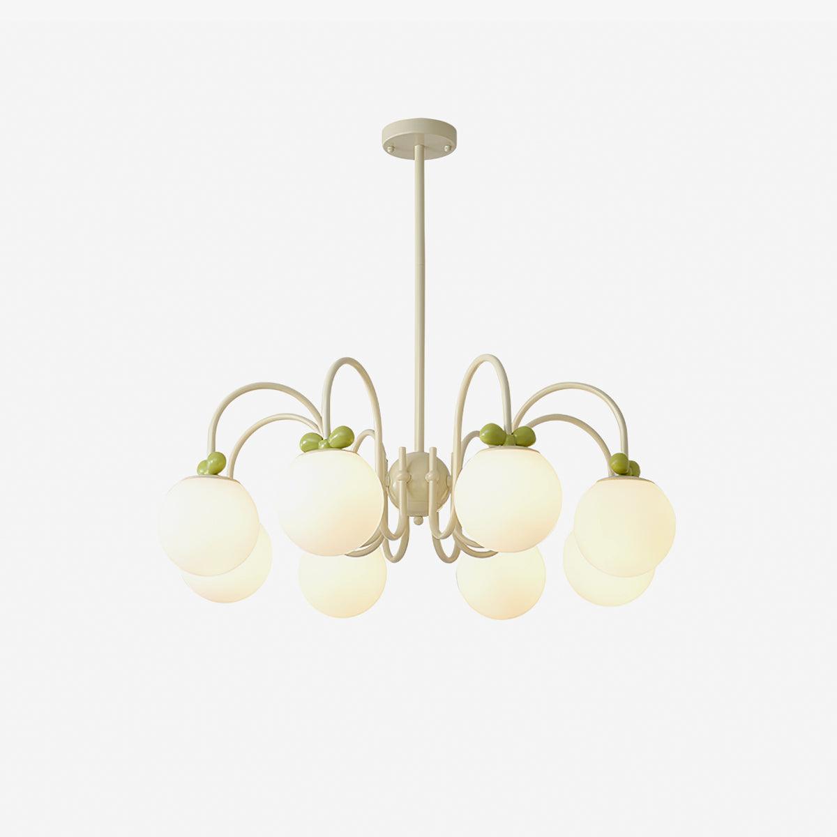 Cream Cherry Chandelier - Cueteks