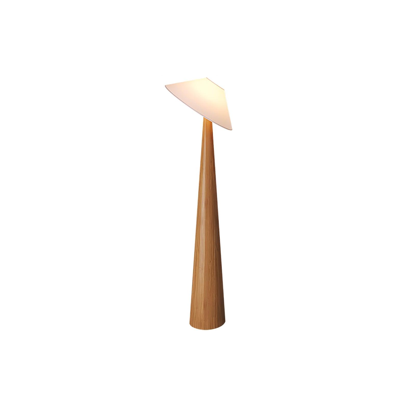 Tilt Hat Wooden Floor Lamp - Cueteks