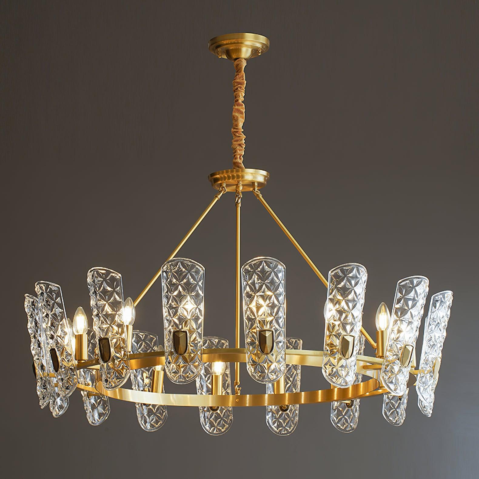 Brass Central Chandelier - Cueteks