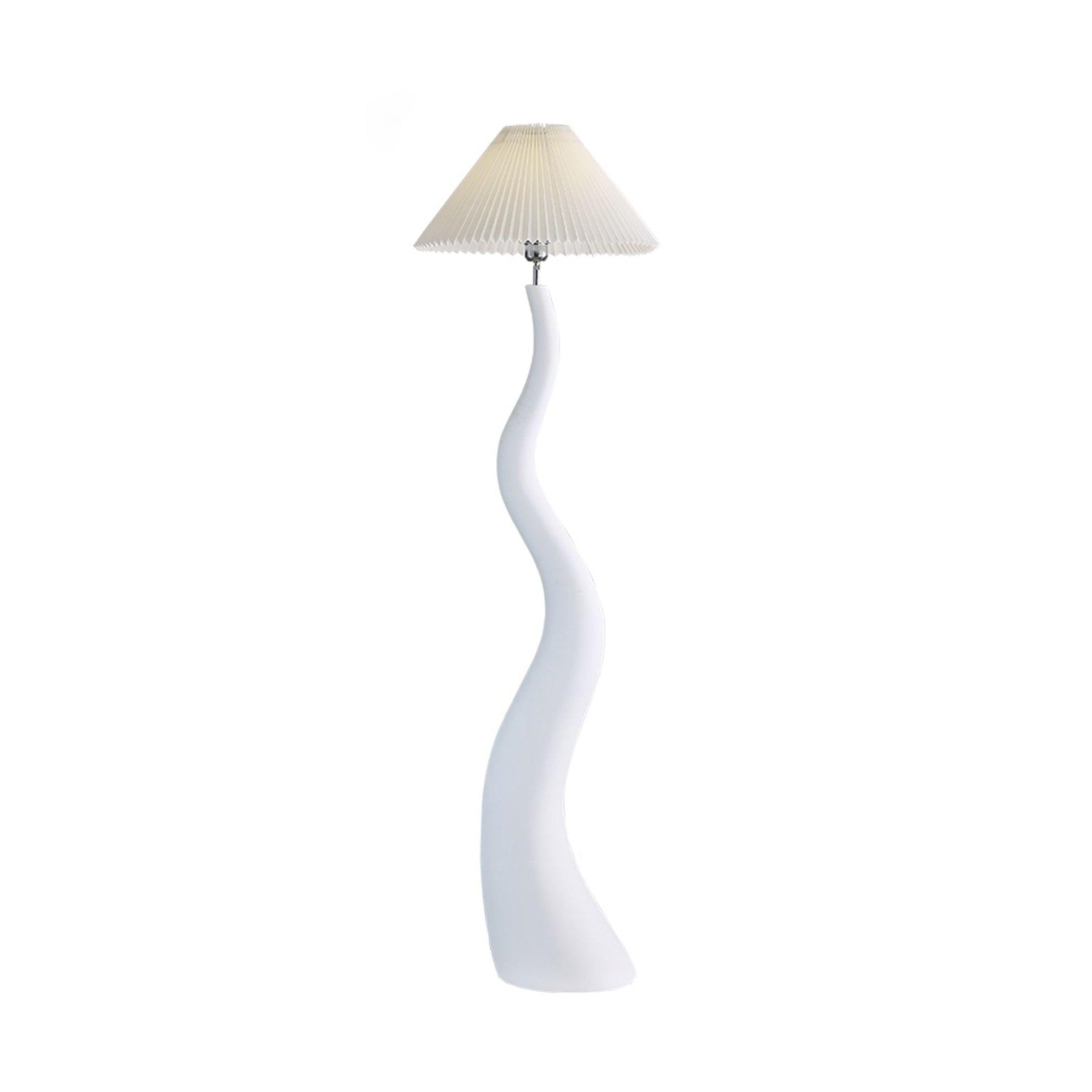 Twisted Pleated Floor Lamp - Cueteks