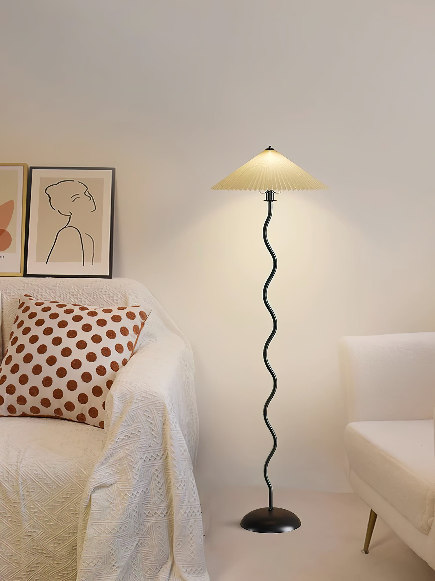 Squiggle Floor Lamp - Cueteks