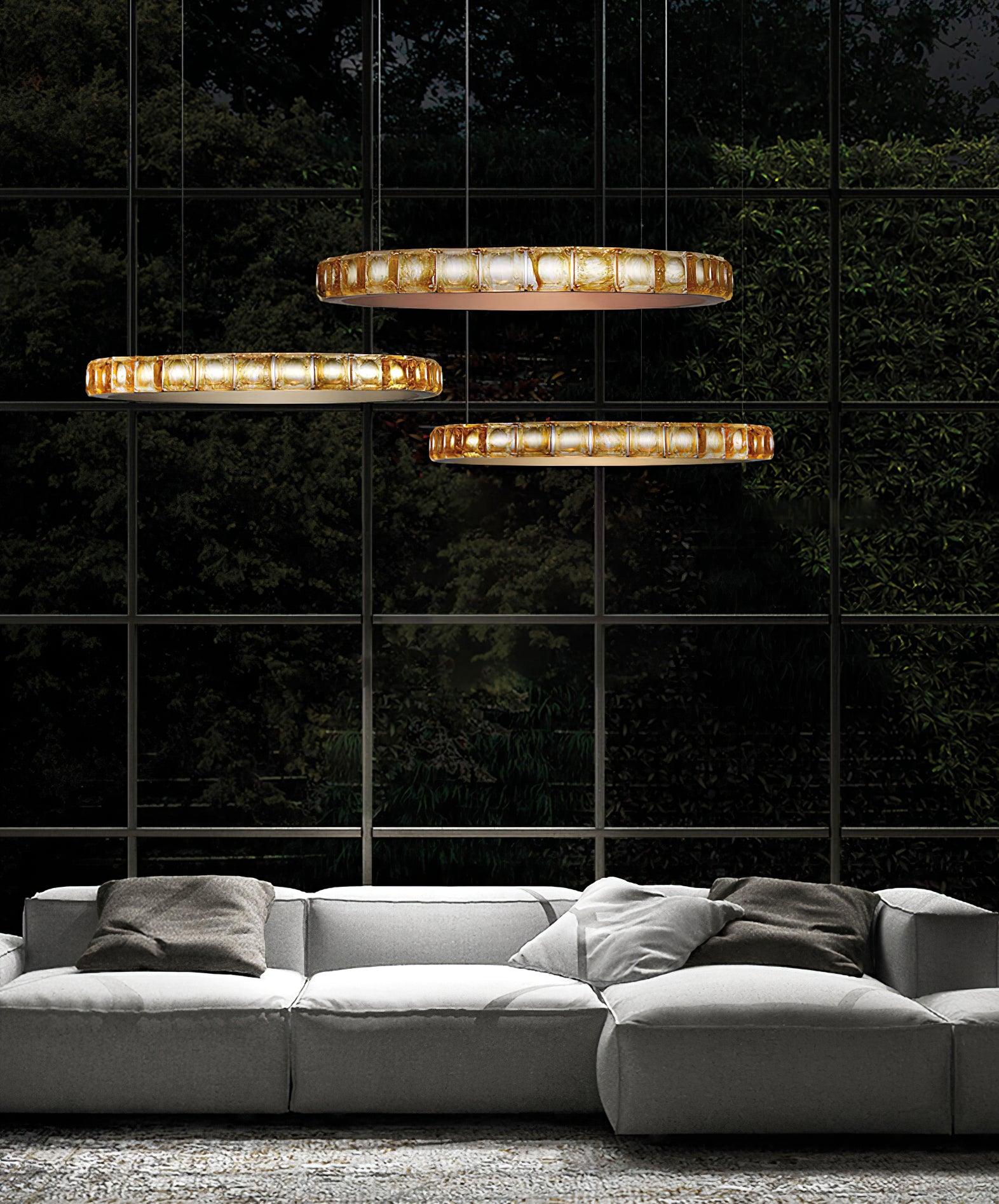 Aura Ring Chandelier - Cueteks