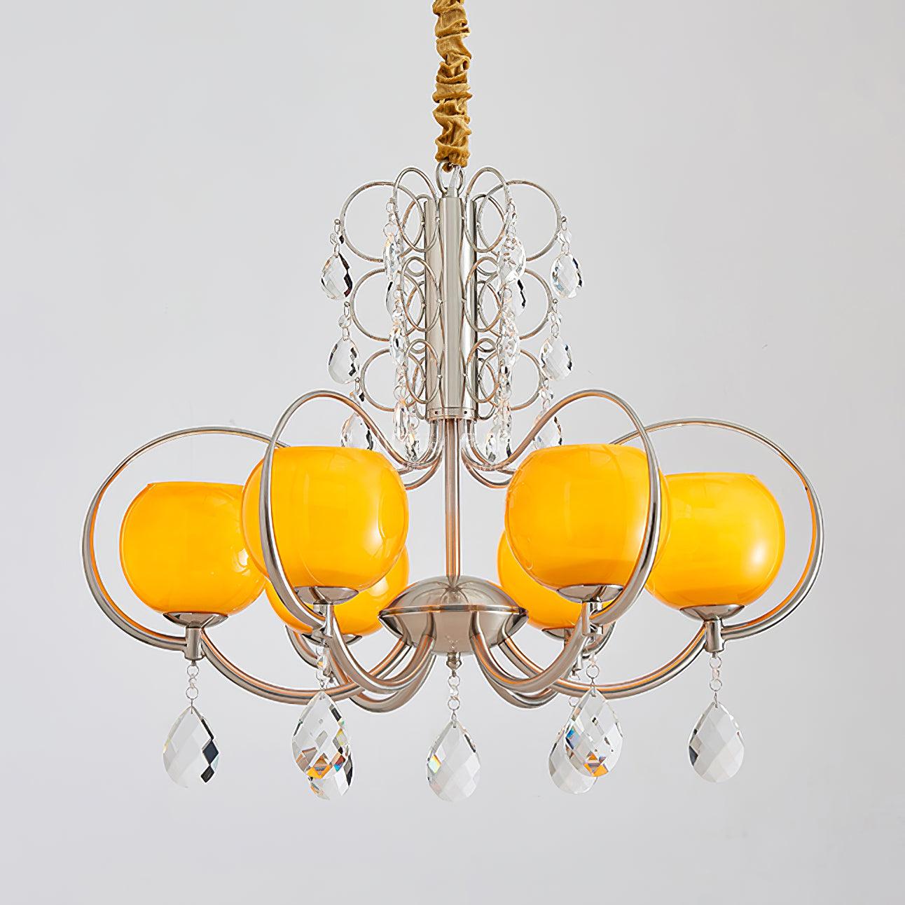 Doria Crystal Chandelier - Cueteks