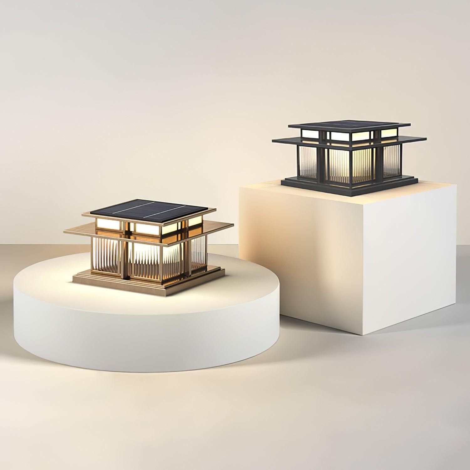 Boilyn Solar Outdoor Pillar Light - Cueteks