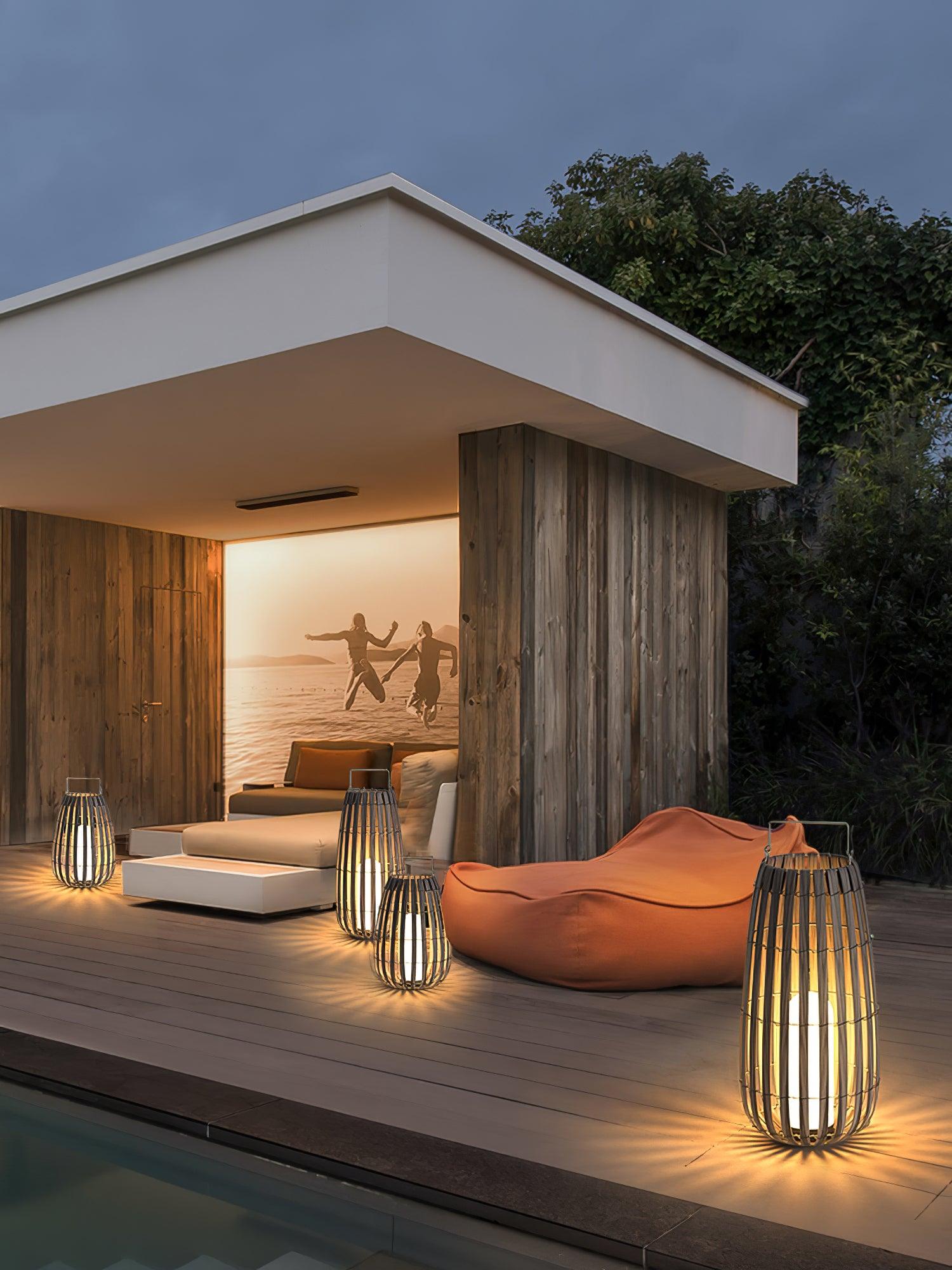 Tropic Braid Lantern Outdoor Lamp - Cueteks