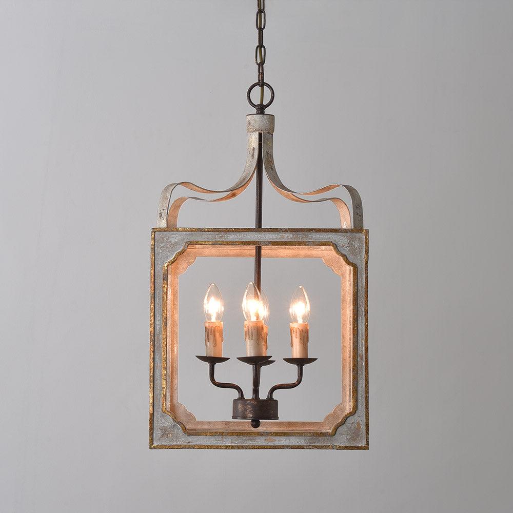 Boho Rustic Cube Chandelier - Cueteks