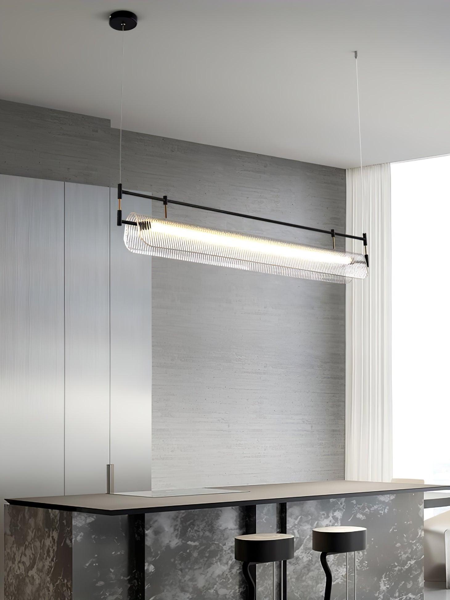 Linear Strip Chandelier - Cueteks
