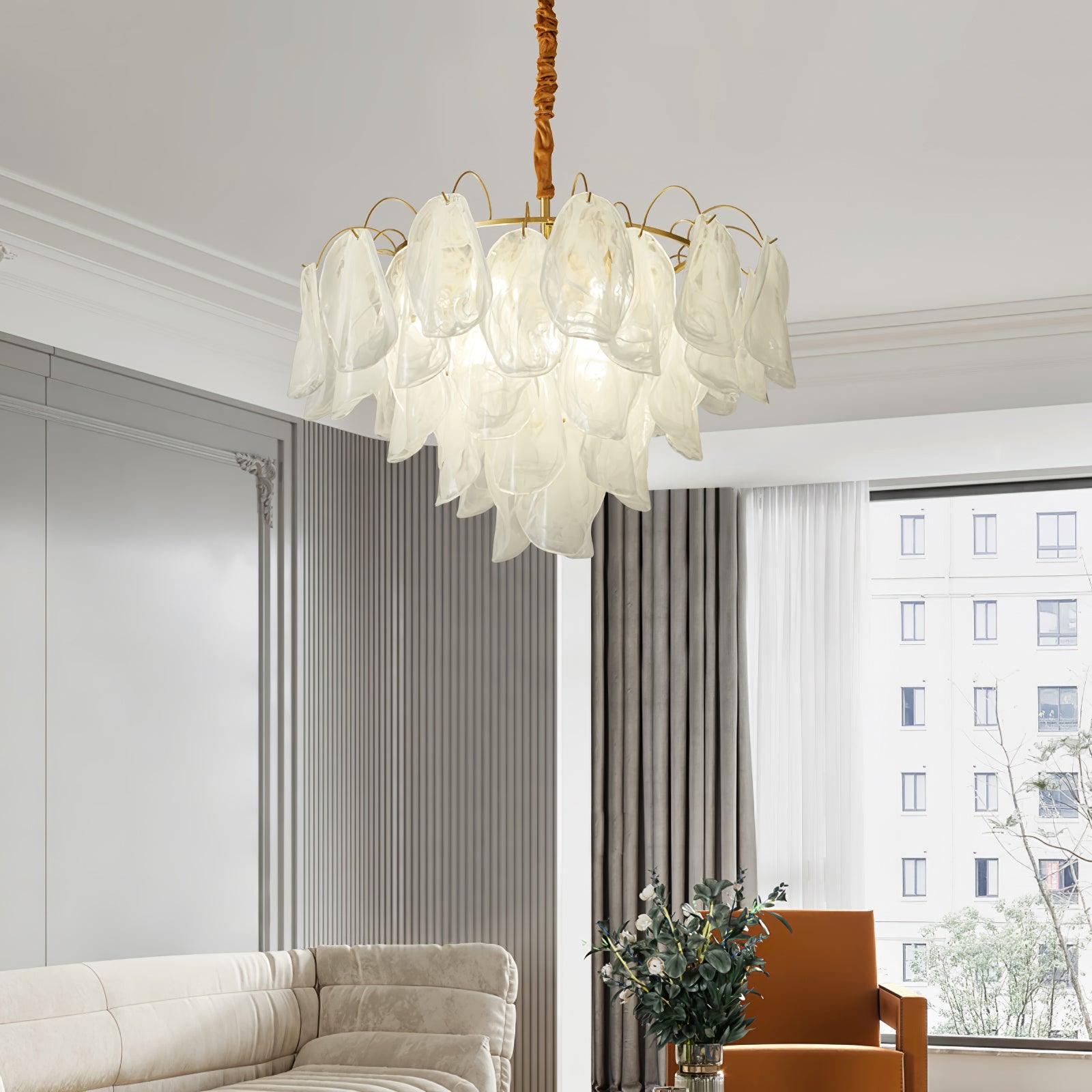 Multi Tier Cloud Glass Pendant Light - Cueteks