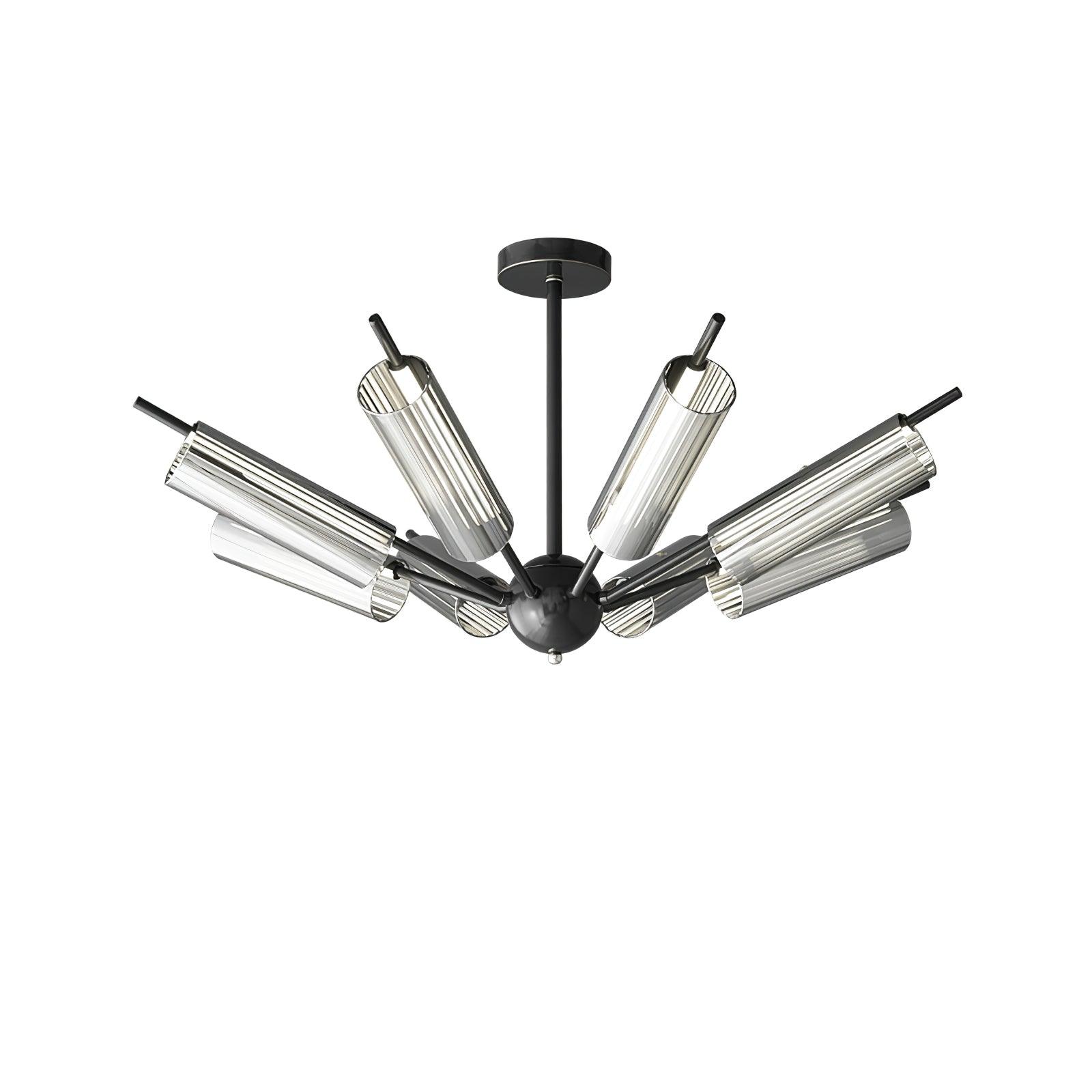 Sputnik Brass Chandelier - Cueteks