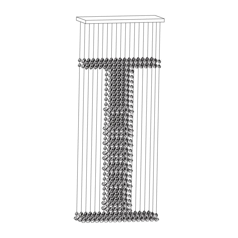 Charcoal Chandeliers I - Cueteks