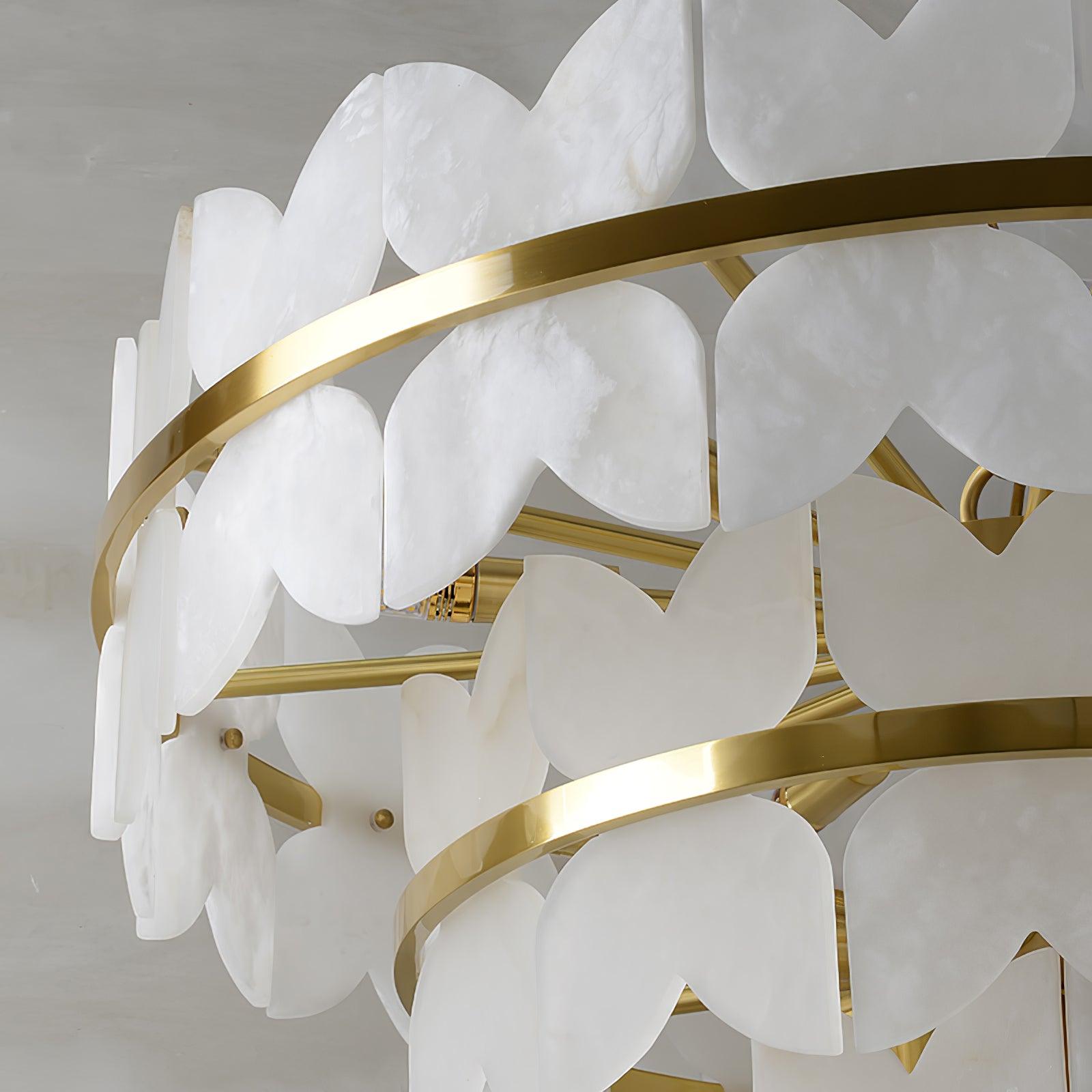 Alabaster Cloudscape Chandelier - Cueteks