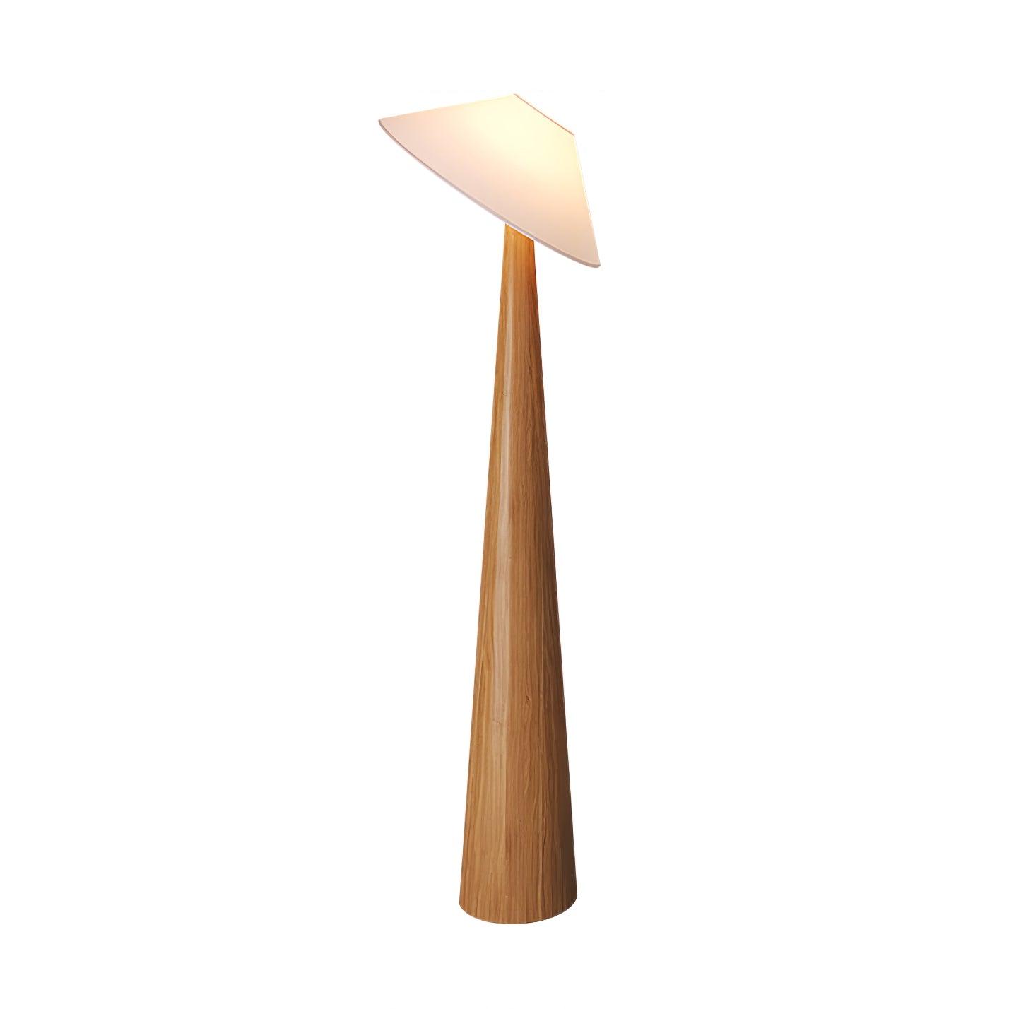 Tilt Hat Wooden Floor Lamp - Cueteks