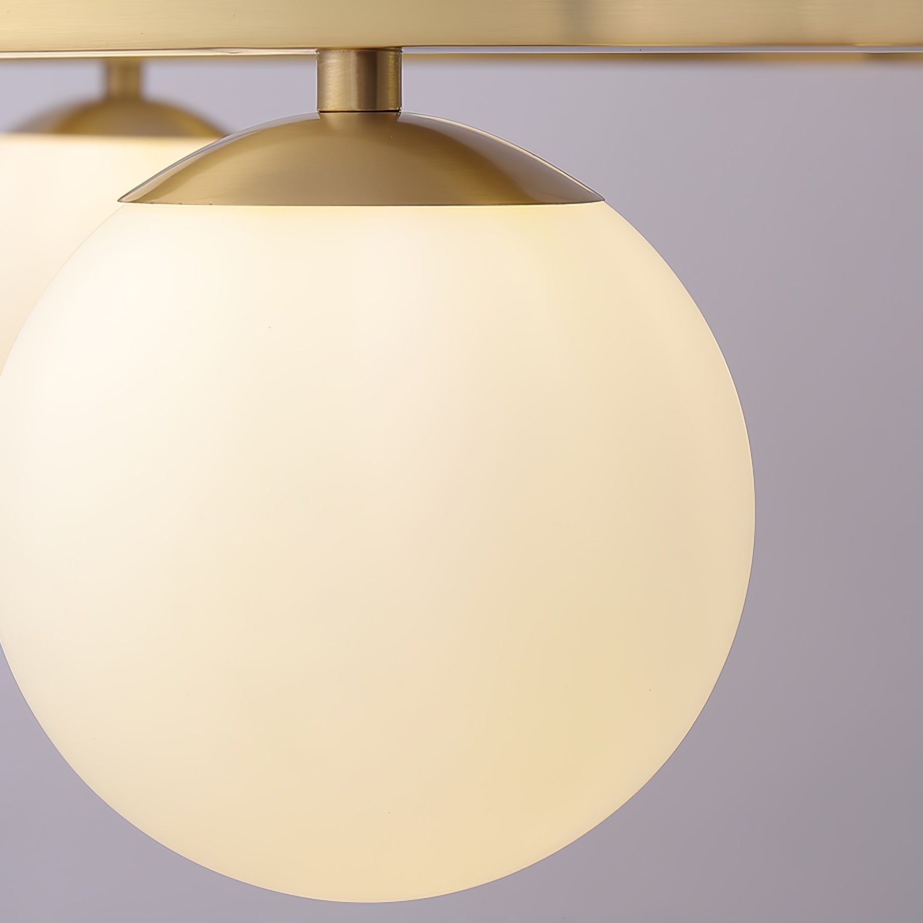 Bubbles Brass Ring Chandelier - Cueteks