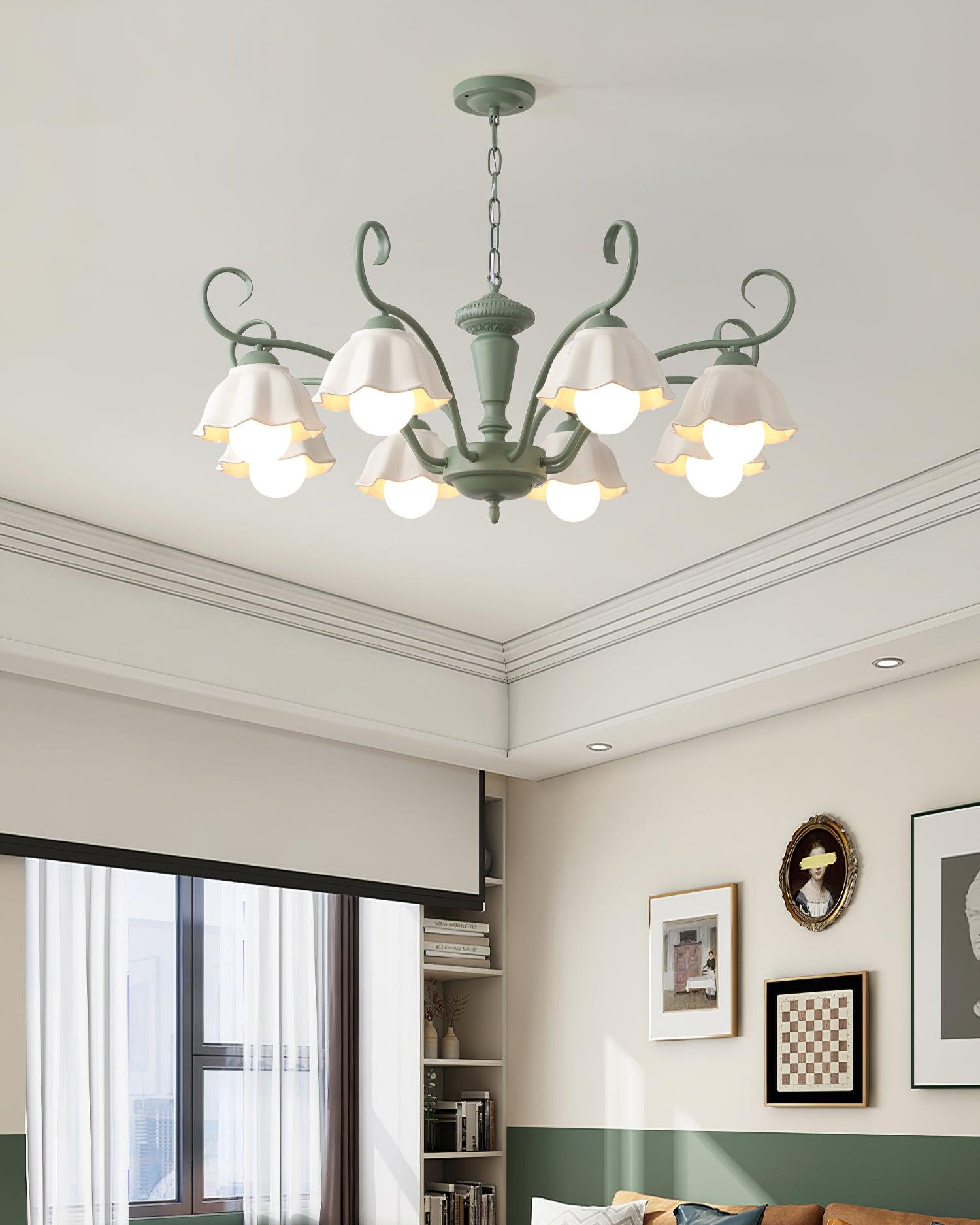 Savoy Flower Chandelier - Cueteks