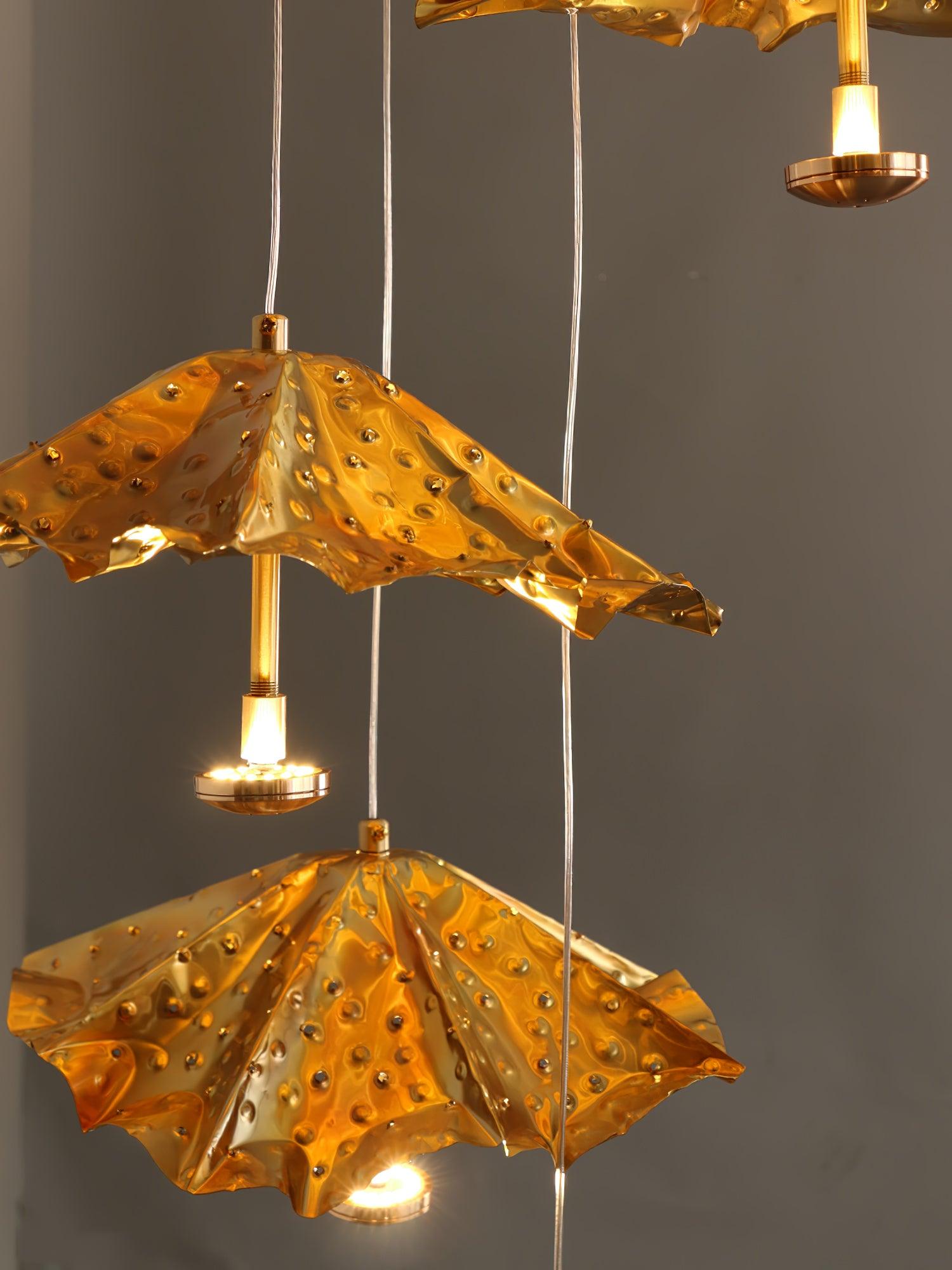Livra Leaf Chandelier - Cueteks