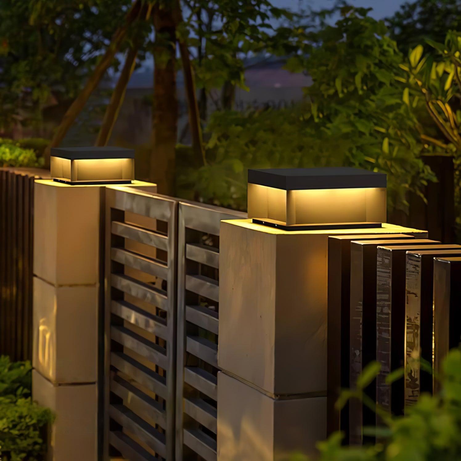 Black Box Outdoor Post Light - Cueteks