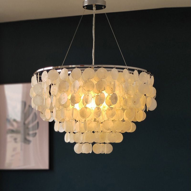 Shell Wind Chime Chandelier - Cueteks