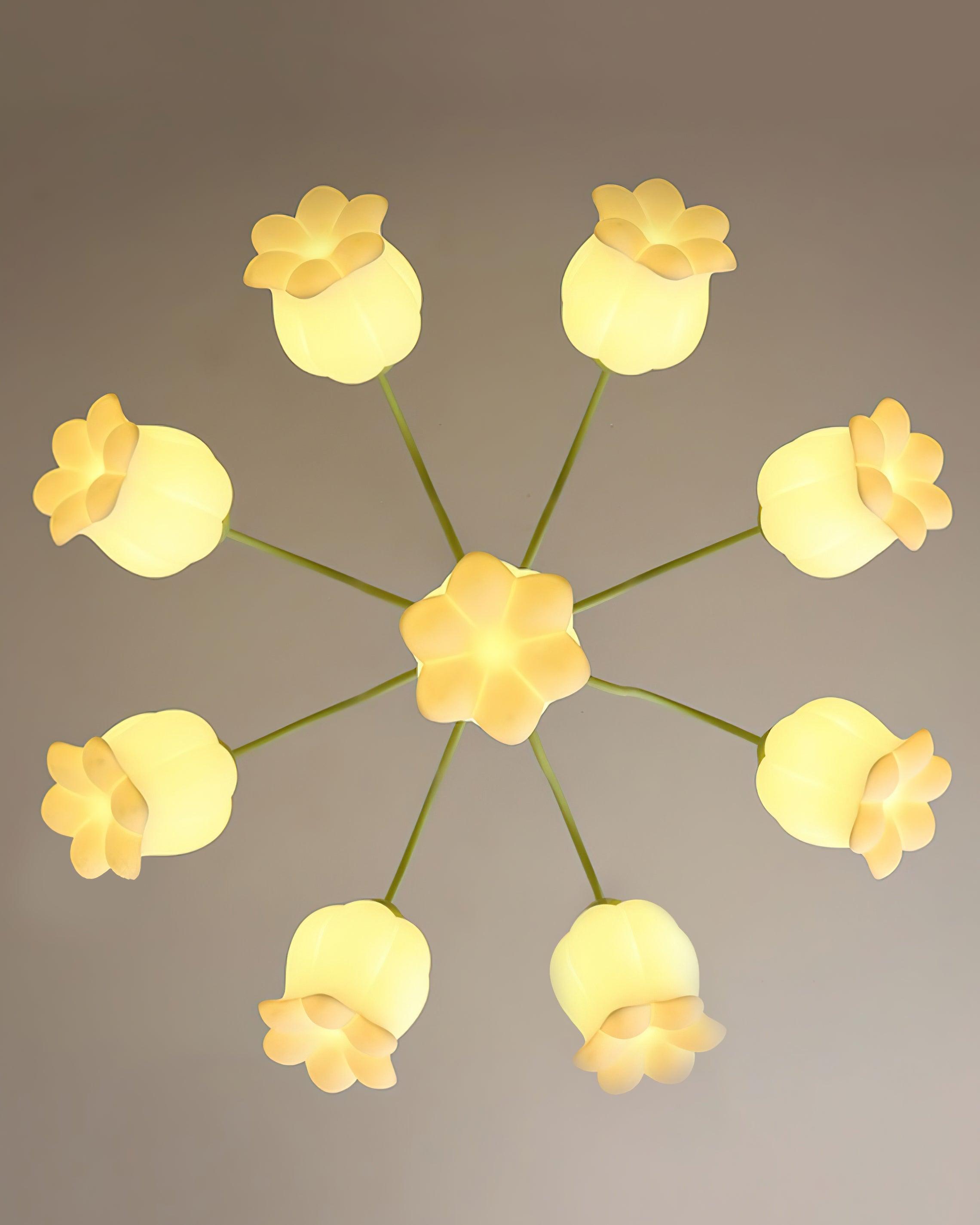 Lilium Cluster Chandelier - Cueteks