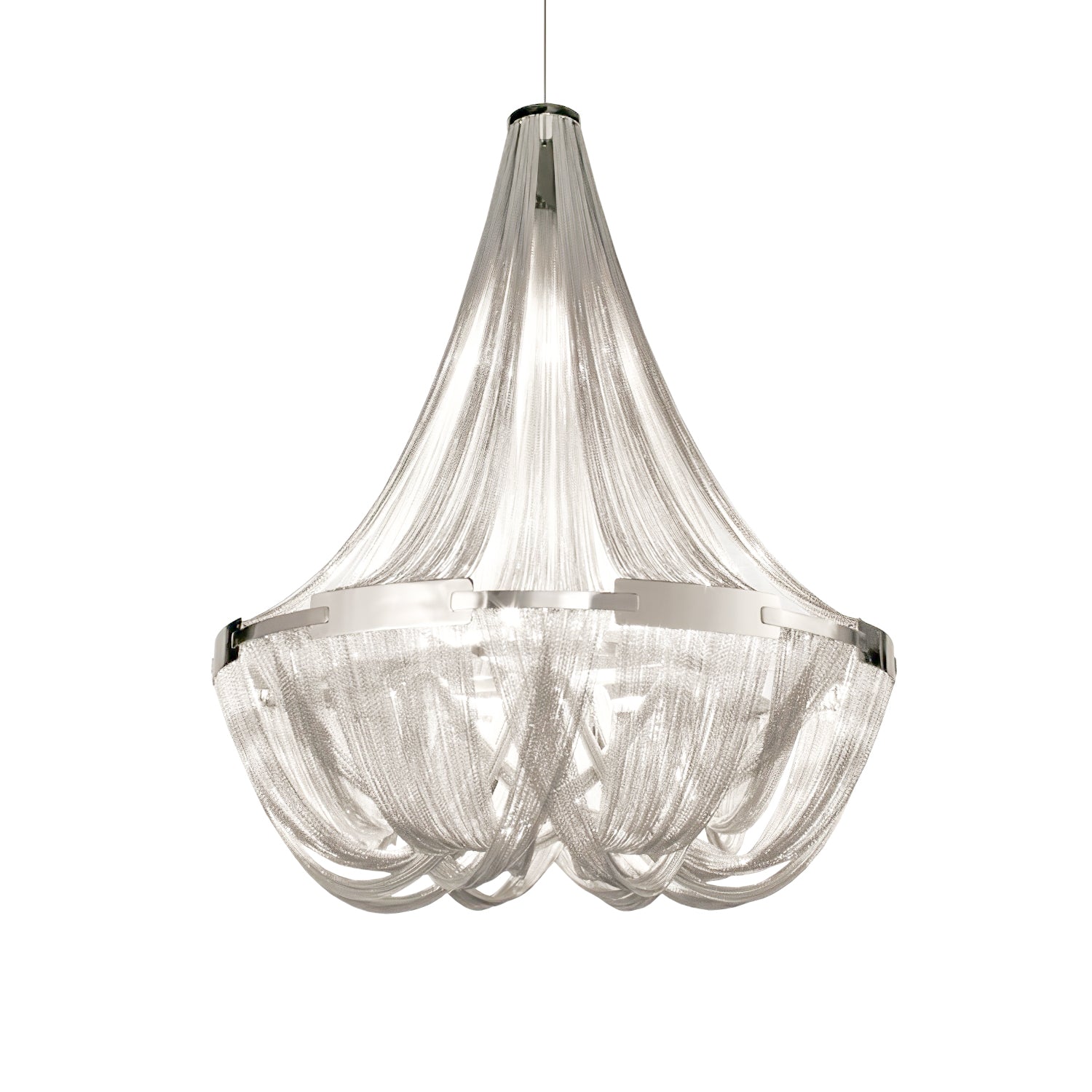 Tassel Aluminum Chain Chandelier - Cueteks