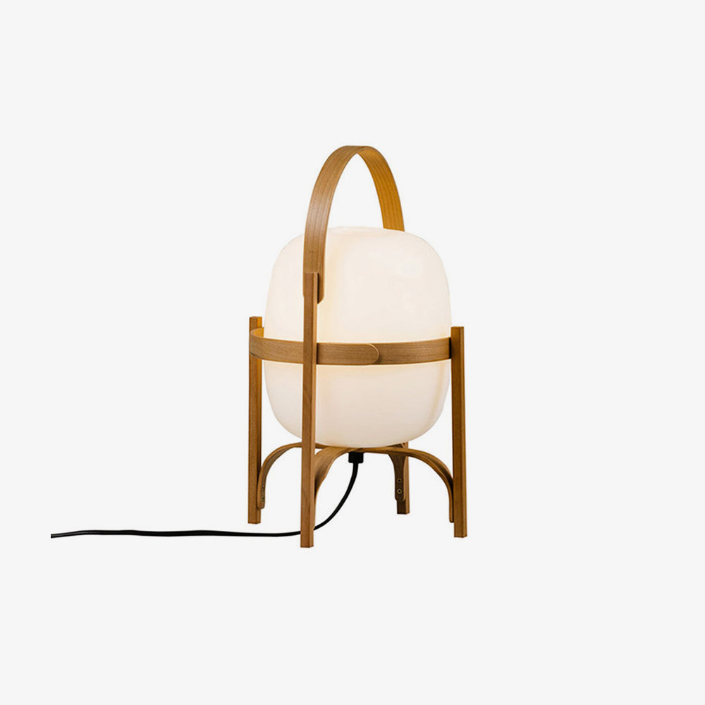 Portable Lantern Glass Table Lamp - Cueteks