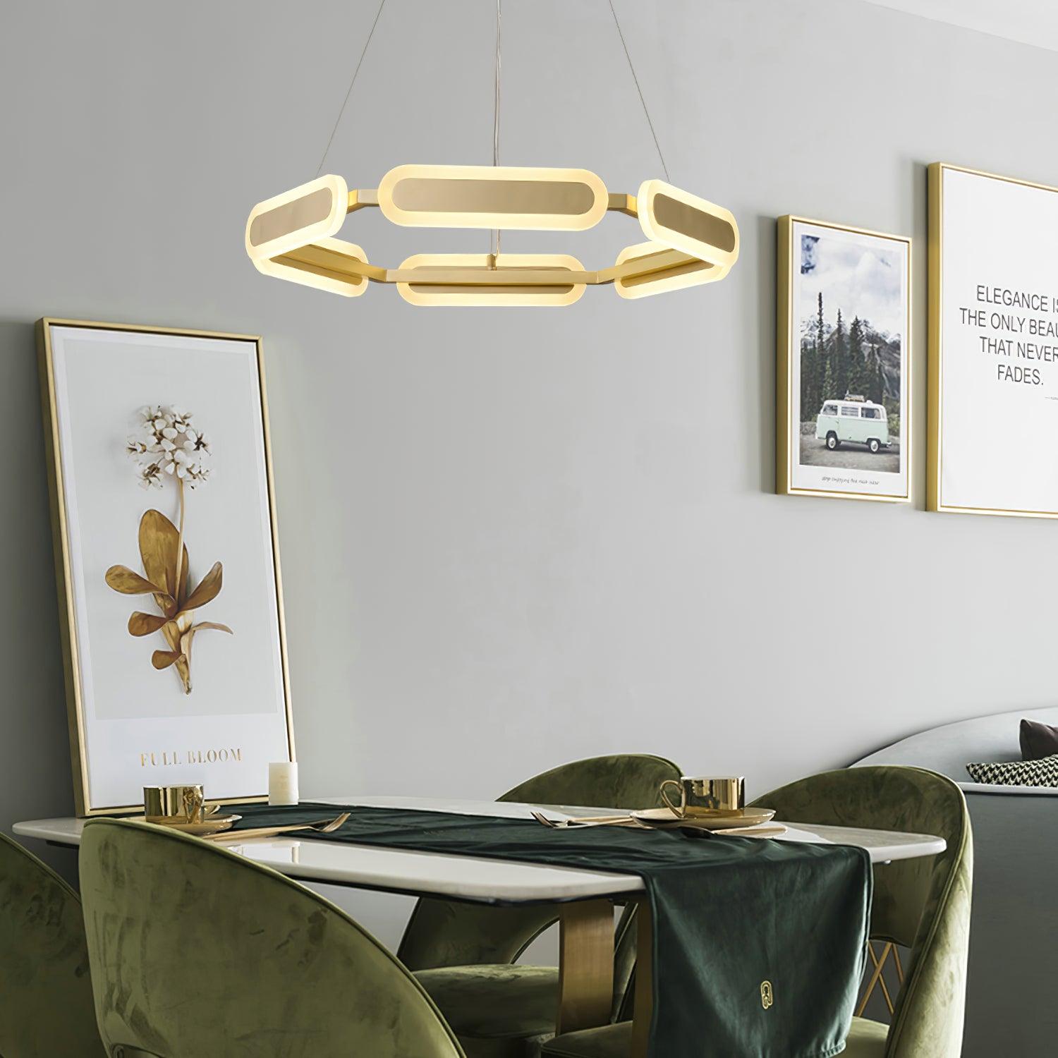 Swirl Chandelier - Cueteks