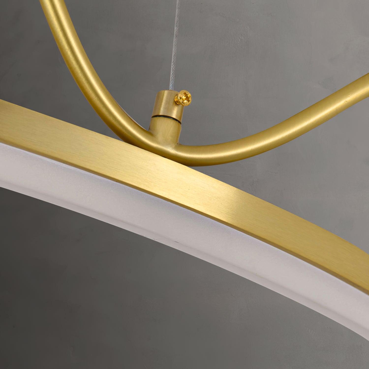 Crown Brass Chandelier - Cueteks