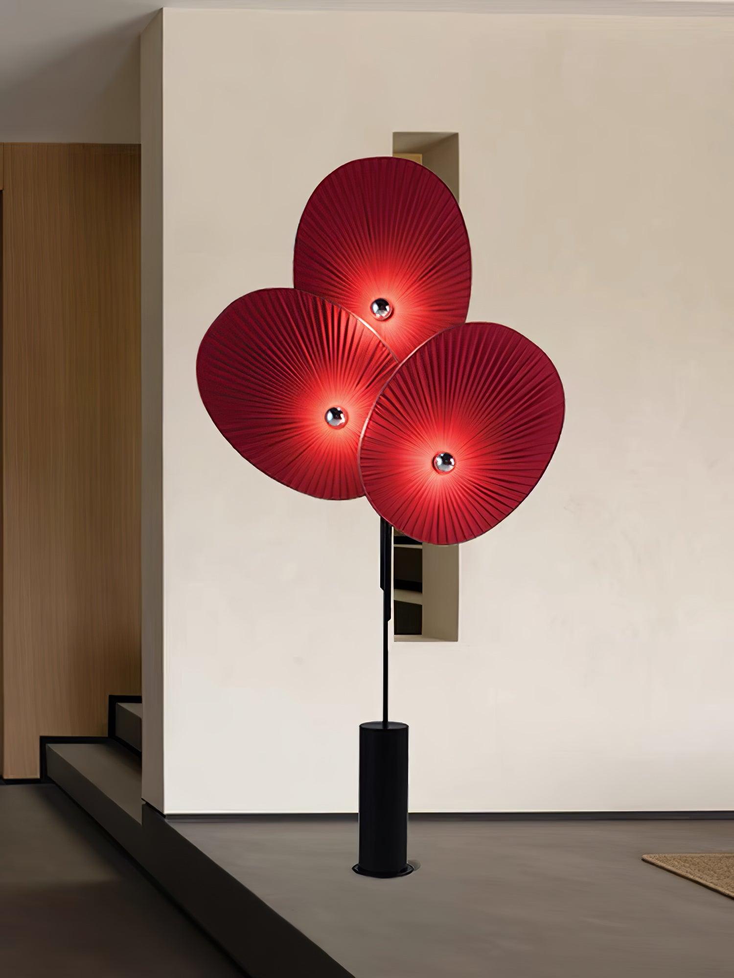 Triple Floral Floor Lamp - Cueteks