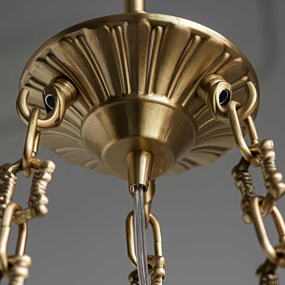 Putti Statuettes Brass Suspension - Cueteks