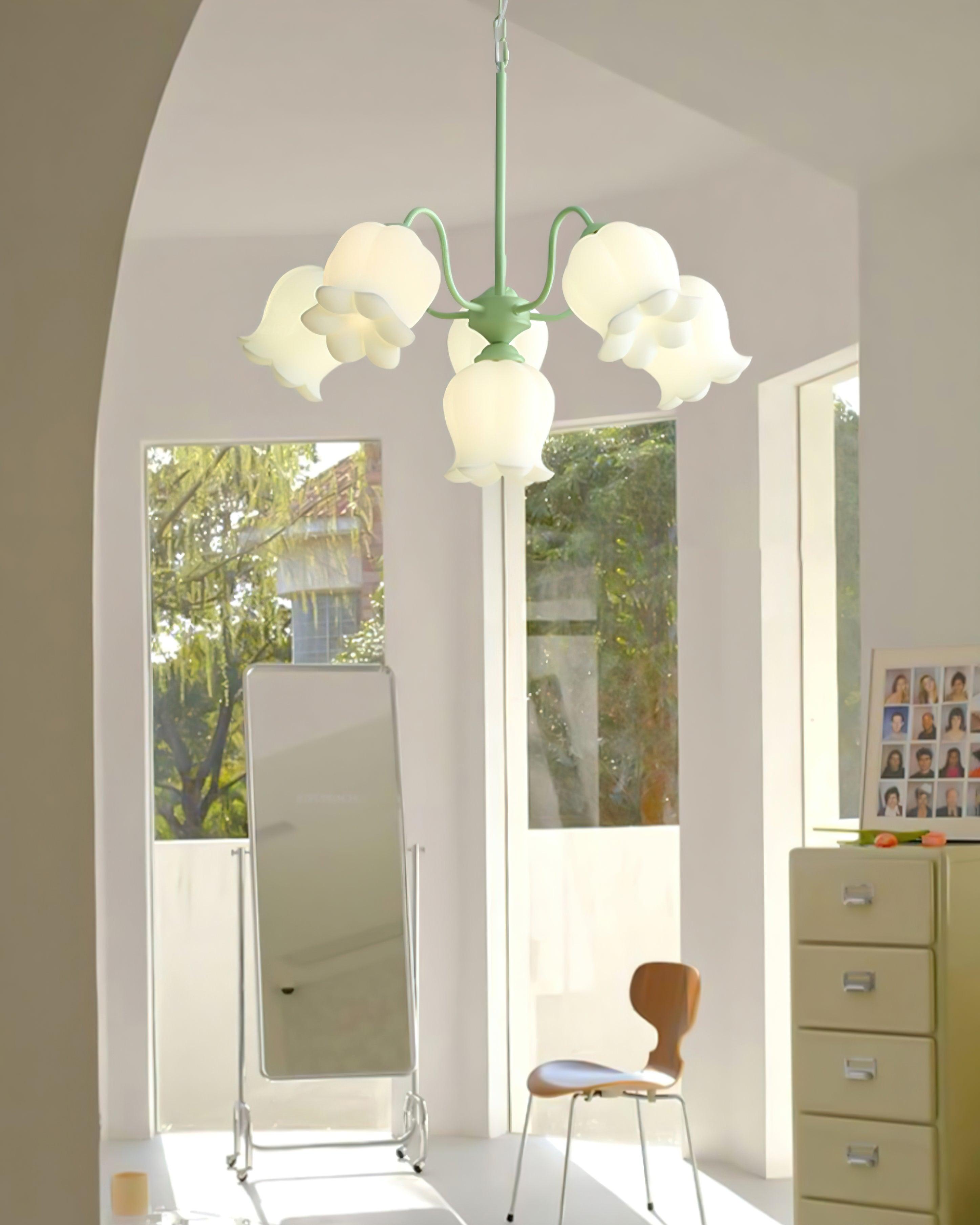 Lilium Cluster Chandelier - Cueteks