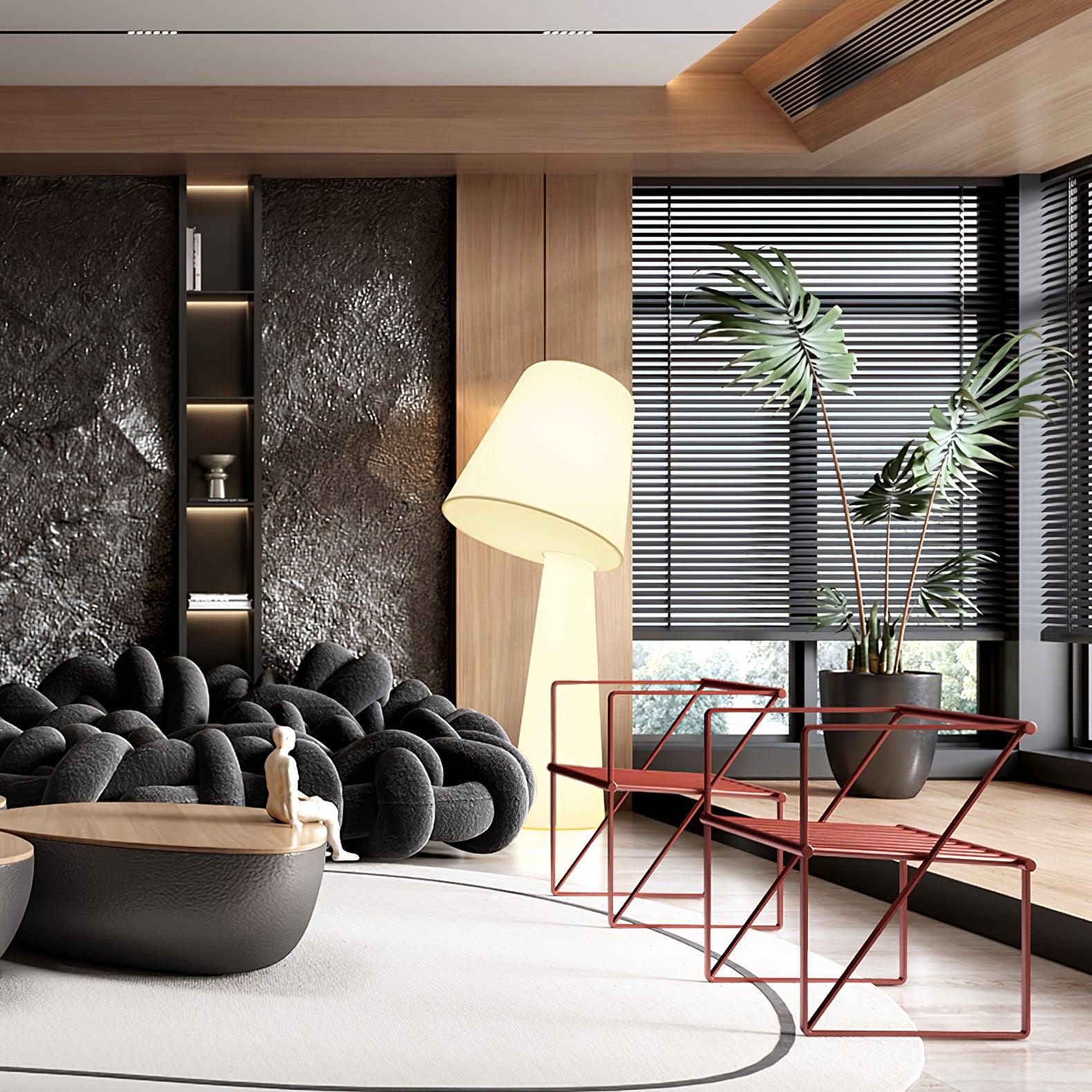 Column Fabric Floor Lamp - Cueteks