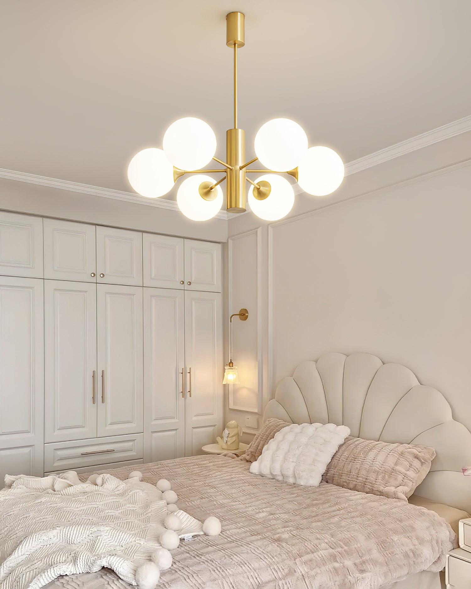 Stella Brass Chandelier - Cueteks