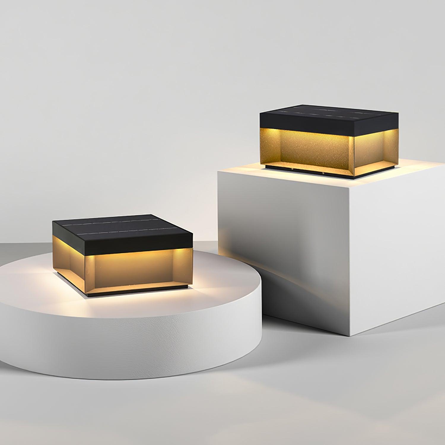 Black Box Outdoor Post Light - Cueteks