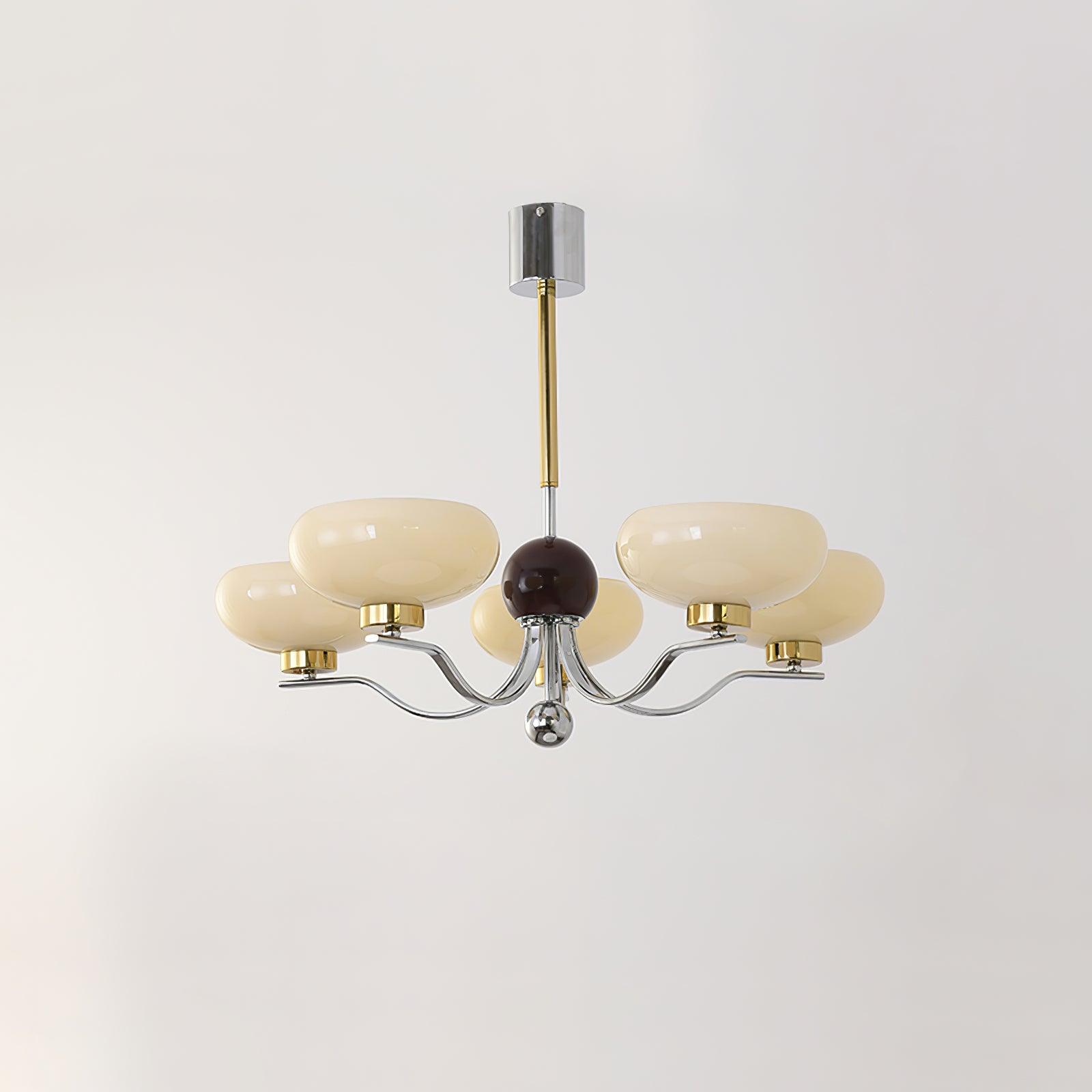 Medieval Glass Bowl Chandelier - Cueteks