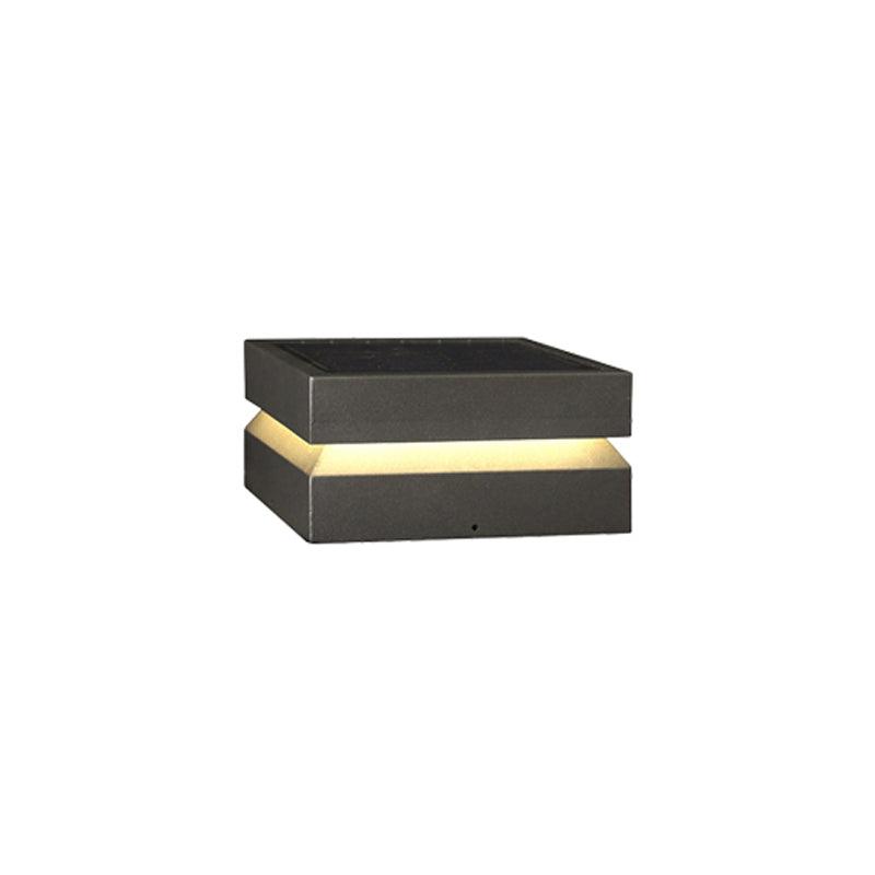 Solar Power Square Post Light - Cueteks