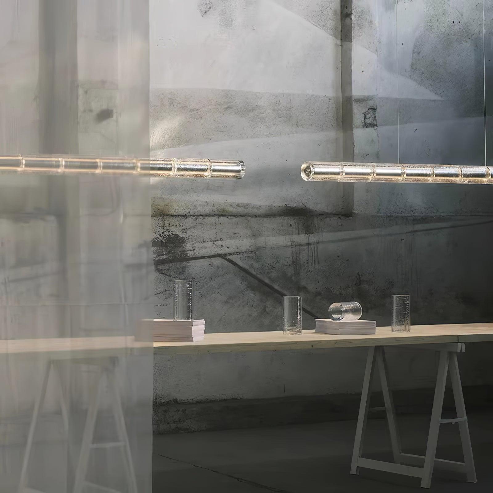 Mcdade Segmented Glass Chandelier - Cueteks