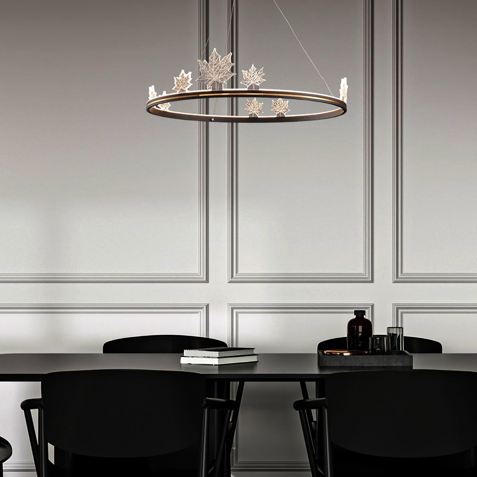 Ion Leaf Chandelier - Cueteks