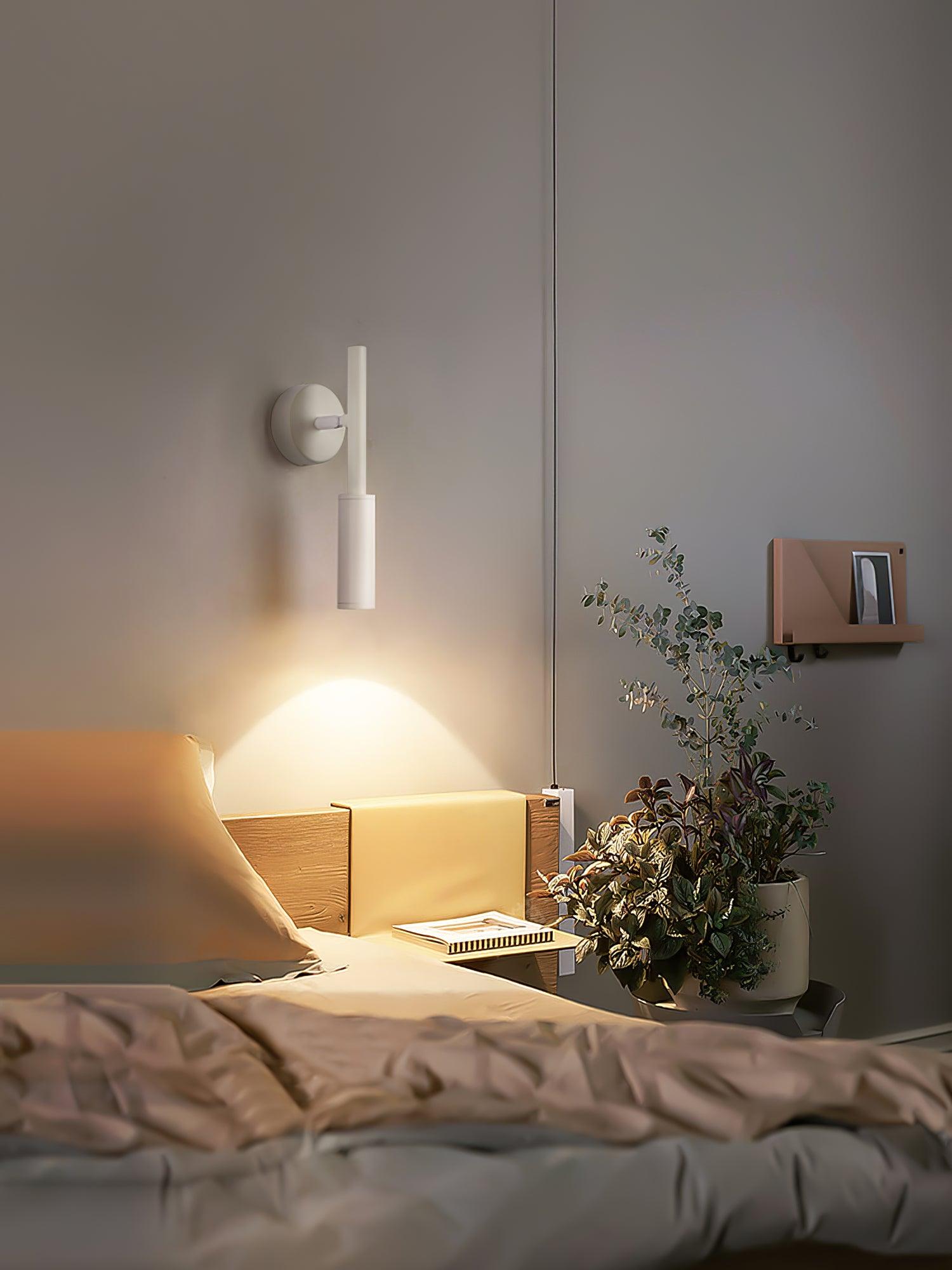 Tubino cylindrical LED wall light