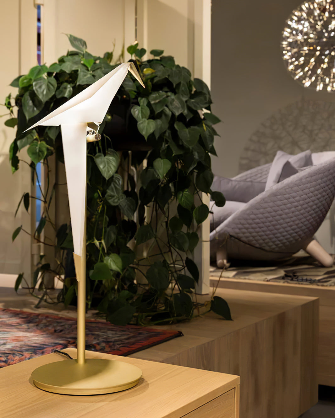 Paper Crane Bird Table lamp - Cueteks