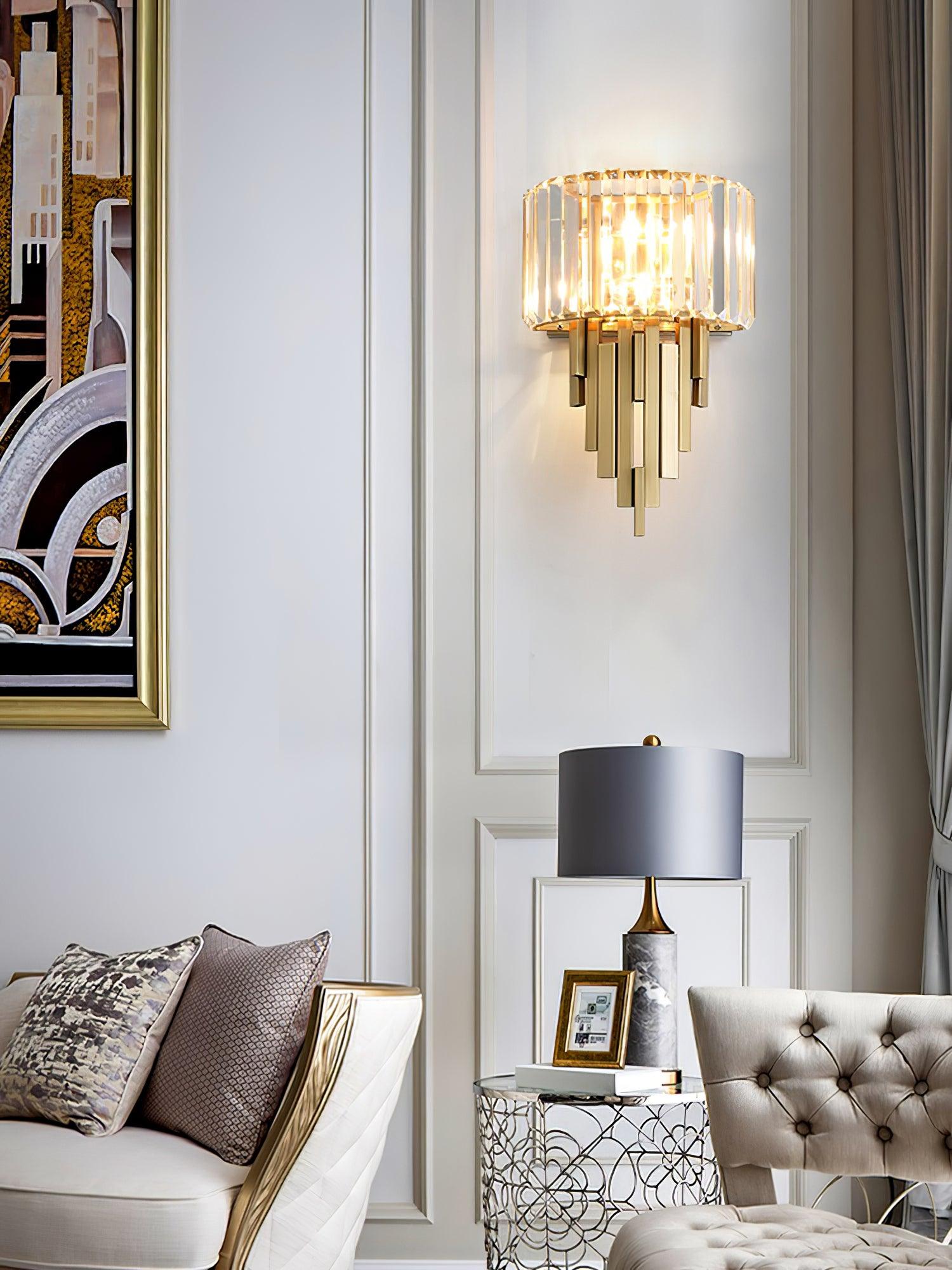 Kubica Crystal Wall Lamp - Cueteks