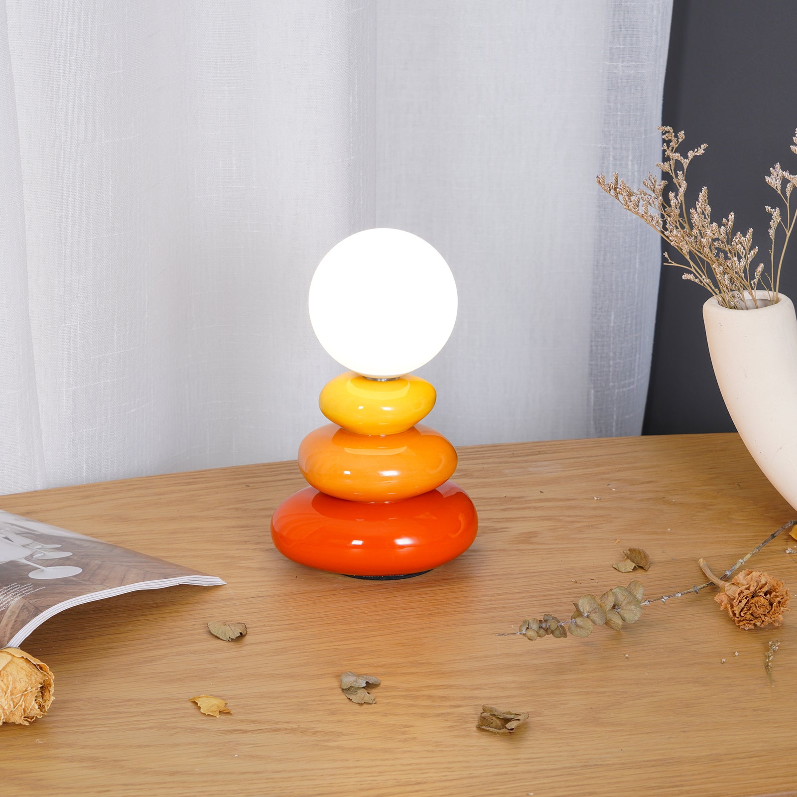 Triple Gourd Table Lamp - Cueteks