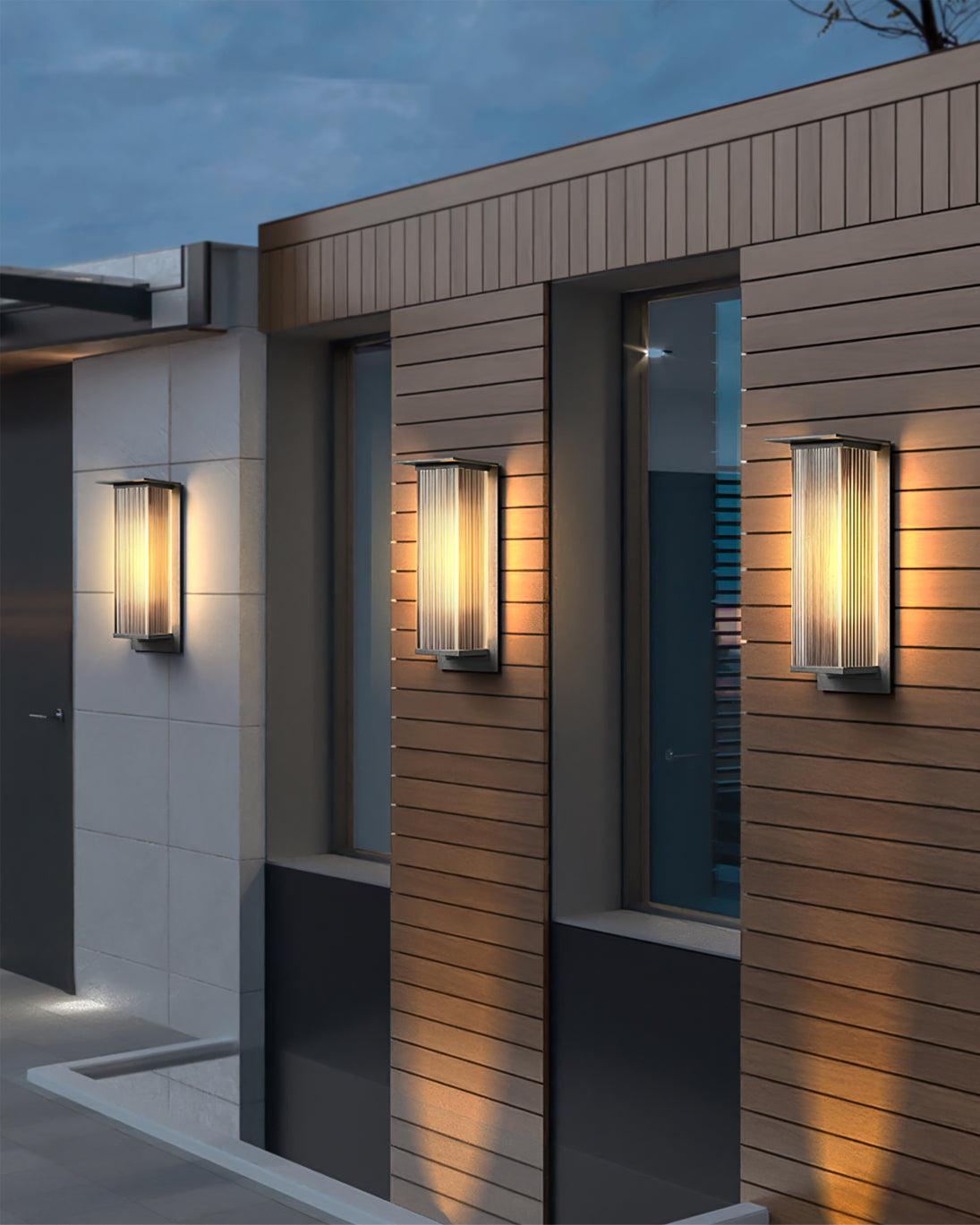 Oleron Box Outdoor Wall Lamp - Cueteks