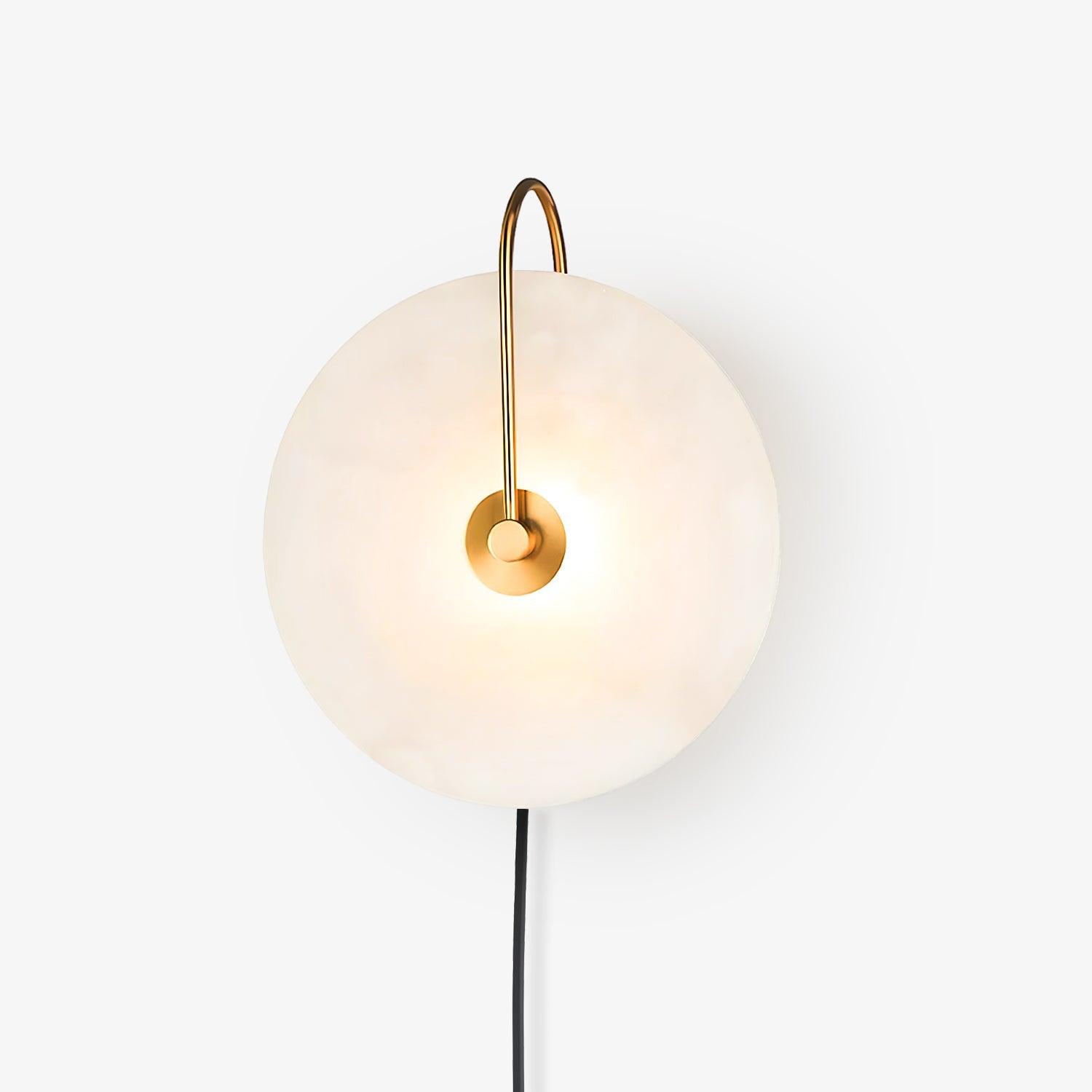 Alabaster LED Plug-In Wall Lamp - Cueteks
