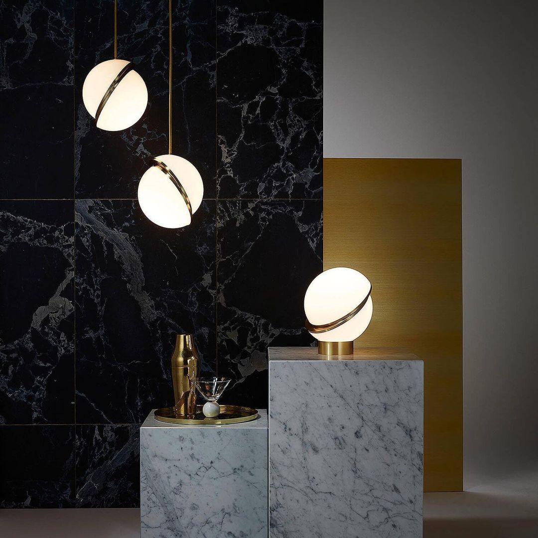 Crescent Table Lamp - Cueteks